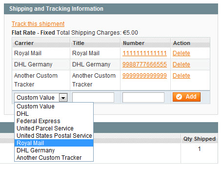 Shipment